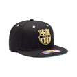FC Barcelona Black & Gold Crest Fitted Hat - Fan Ink - 15620272001
