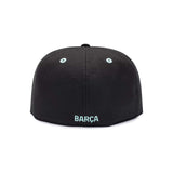 FC Barcelona Black & Gold Crest Fitted Hat - Fan Ink - 15620272001