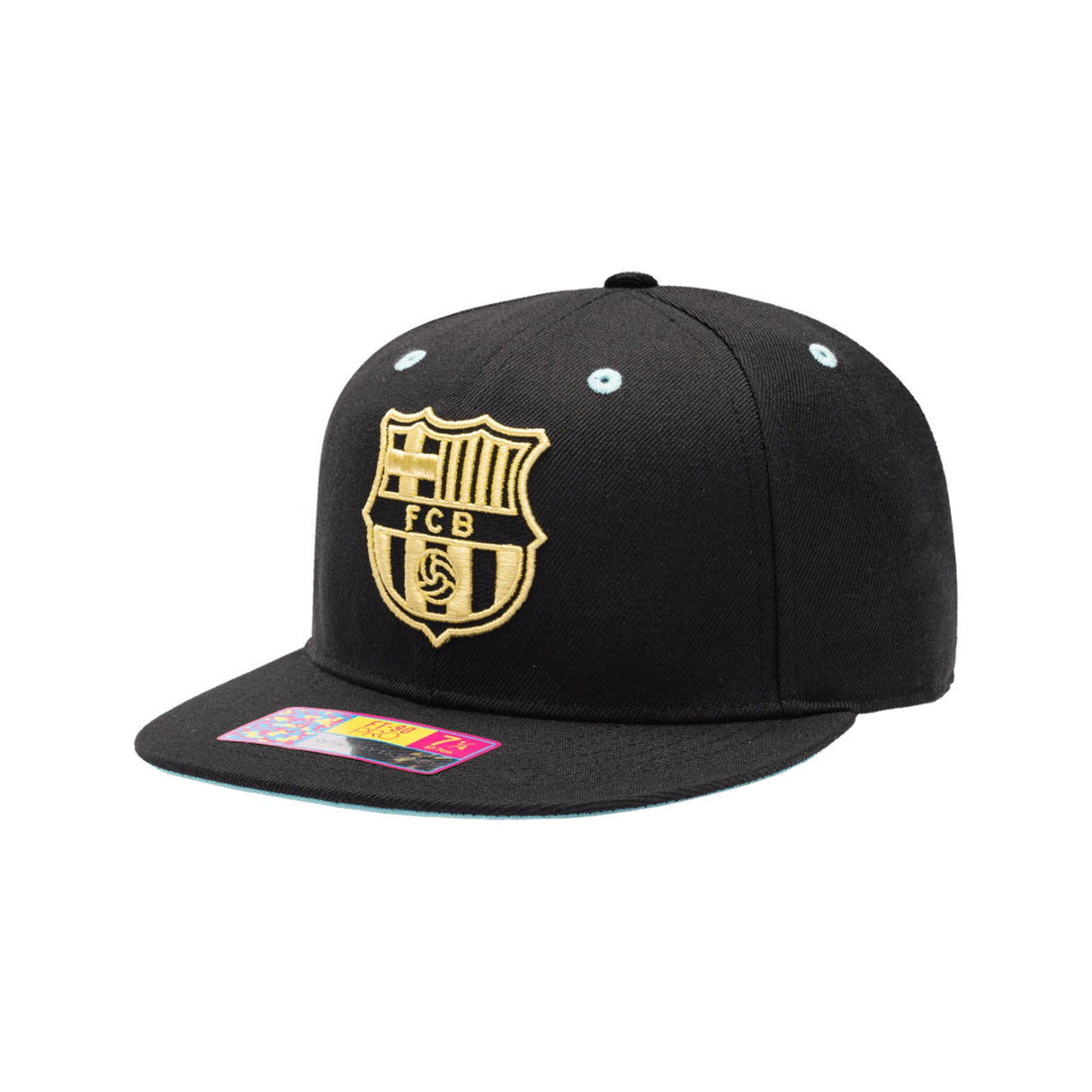 FC Barcelona Black/Gold FT - 90 Pro Fitted Hat - Fan Ink - 
