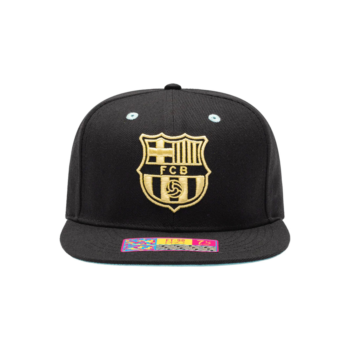 FC Barcelona Black/Gold FT - 90 Pro Fitted Hat - Fan Ink - 