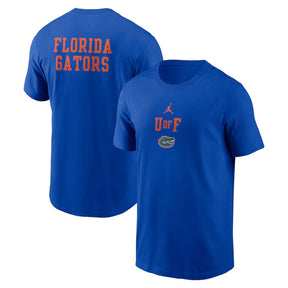 Florida Gators Jordan Brand 2 - Hit Stacked Blue T-Shirt - Nike - 