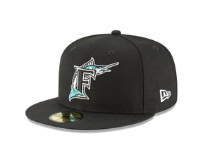 Florida Marlins Authentic Collection Black 59FIFTY Fitted - New Era - 