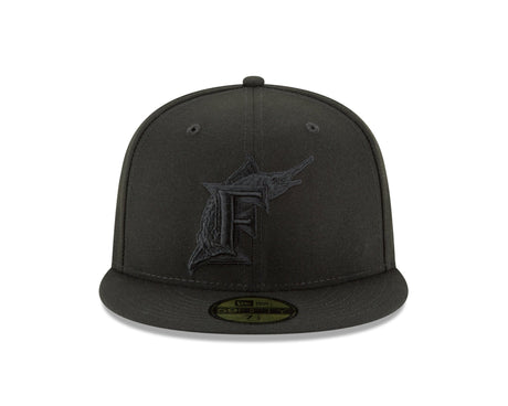 Florida Marlins Authentic Collection Blackout 59FIFTY Fitted - New Era - 