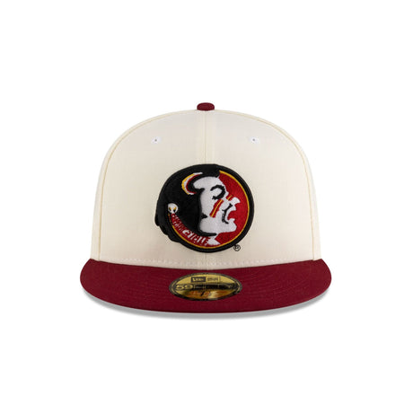 Florida State Seminoles College Vault Chrome Cardinal 59FIFTY Fitted Hat - New Era - 230110161701