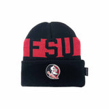 Florida State Seminoles On - Field Cuffed Knit Beanie – Black/Garnet - Nike - 2306617