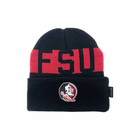 Florida State Seminoles On - Field Cuffed Knit Beanie – Black/Garnet - Nike - 2306617