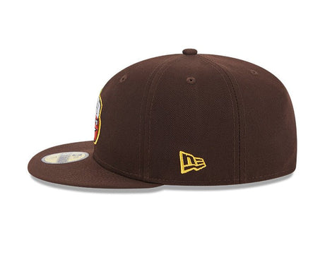 Fort Wayne TinCaps Brown Authentic Collection Alternate Logo 59FIFTY Fitted Hat - New Era - 