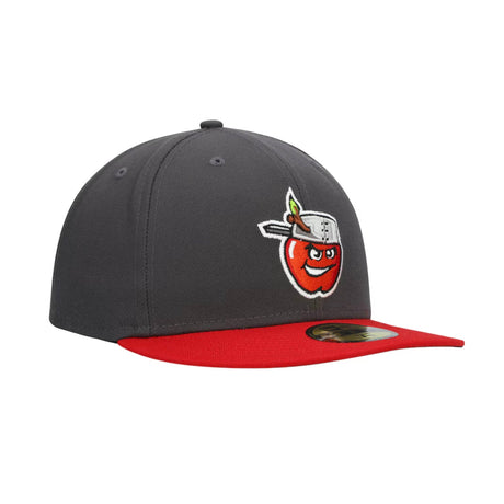 Fort Wayne TinCaps New Era Gray Authentic Collection Road 59FIFTY Fitted Hat - New Era - 