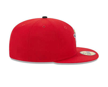 Fort Wayne TinCaps Red Authentic Collection Alternate Logo 59FIFTY Fitted Hat - New Era - 