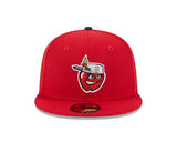 Fort Wayne TinCaps Red Authentic Collection Alternate Logo 59FIFTY Fitted Hat - New Era - 