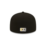 Fresno Grizzlies Authentic Collection Black 59FIFTY Fitted Hat - New Era - 232602425334