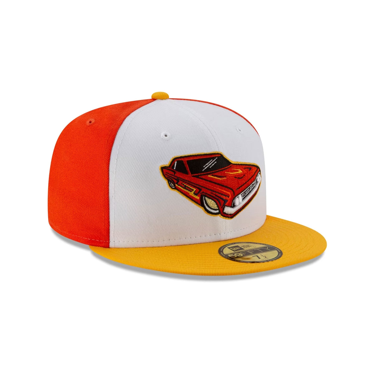 Fresno Grizzlies Lowriders de Fresno Copa de la Diversión Orange & Yellow 59FIFTY Fitted Hat - New Era - 230403425302