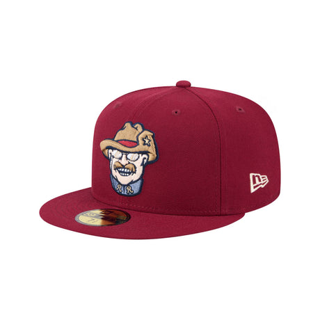 Frisco RoughRiders Burgundy Authentic Collection 59FIFTY Fitted Hat - New Era - 