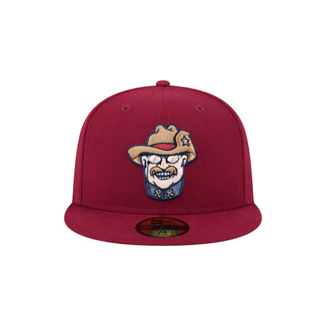 Frisco RoughRiders Burgundy Authentic Collection 59FIFTY Fitted Hat - New Era - 