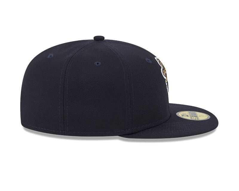 Frisco RoughRiders Navy Theme Night Alternate Logo 59FIFTY Fitted Hat - New Era - 