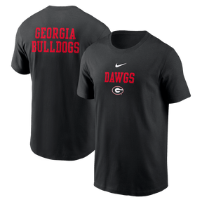 Georgia Bulldogs Black Nike 2 - Hit Stacked T-Shirt - Nike - 