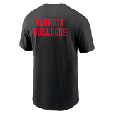 Georgia Bulldogs Black Nike 2 - Hit Stacked T-Shirt - Nike - 