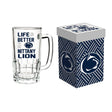 Glass Tankard Cup, with Gift Box, Penn State - EG Collective - 801946167143