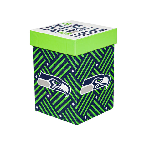 Glass Tankard Cup, with Gift Box, Seattle Seahawks - EG Collective - 801946804666