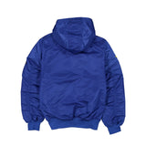 Golden State Warriors Alpha Industries L - 2B Hooded Bomber Jacket - New Era - 
