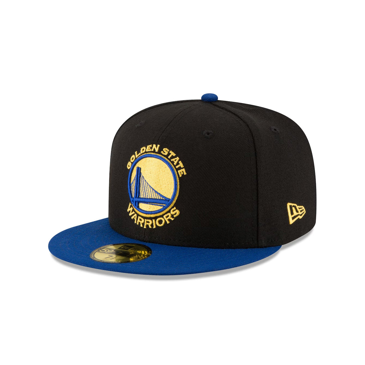 Golden State Warriors Black & Blue Two-Tone 59FIFTY Fitted Hat - New Era - 23290223001