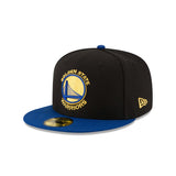 Golden State Warriors Black & Blue Two-Tone 59FIFTY Fitted Hat - New Era - 23290223001