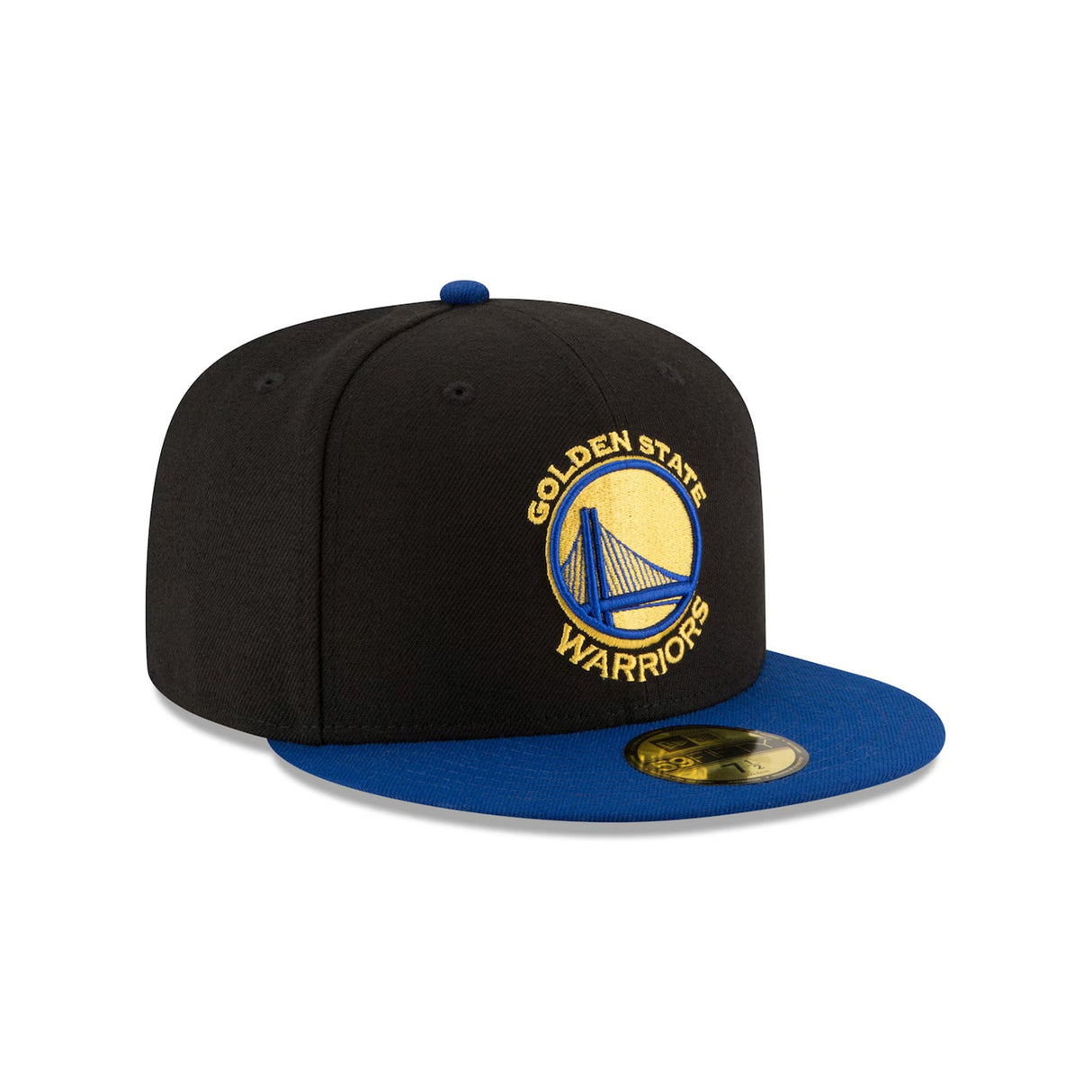 Golden State Warriors Black & Blue Two-Tone 59FIFTY Fitted Hat - New Era - 23290223001