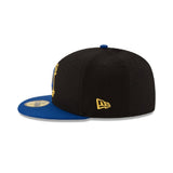 Golden State Warriors Black & Blue Two-Tone 59FIFTY Fitted Hat - New Era - 23290223001