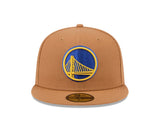 Golden State Warriors Tan Color Pack Team Patch 59FIFTY Fitted Hat - New Era - 