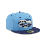 Great Lakes Loons Theme Nights Light Blue 59FIFTY Fitted Hat - New Era - 2346411301