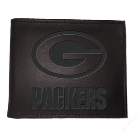 Green Bay Packers, Bi - Fold Wallet, Black - EG Collective - 801946307785