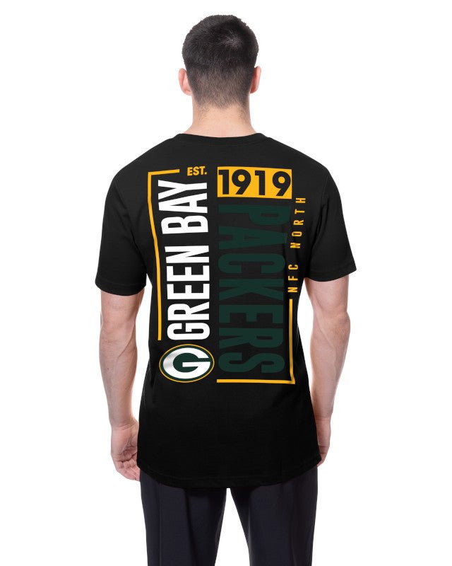 Green Bay Packers Black New Era 2 - Hit Boxy T-Shirt - New Era - 