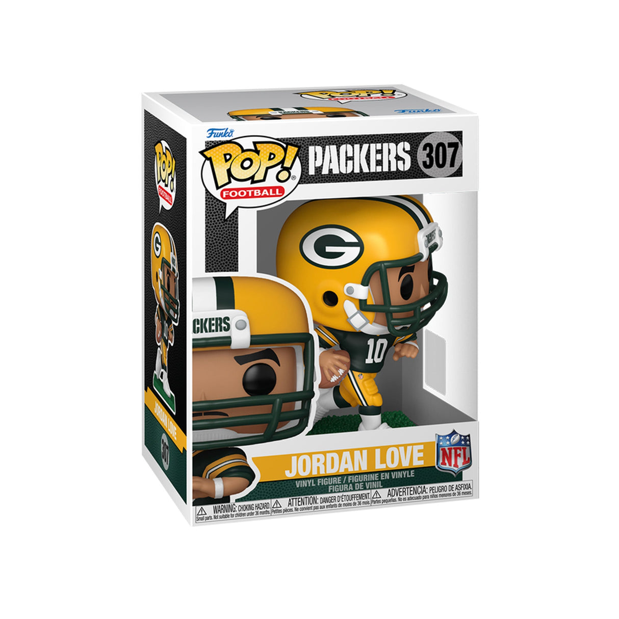 Green Bay Packers Jordan Love Pop! Football Funko 307 - Funko - 