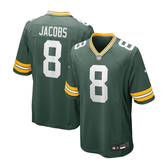 Green Bay Packers Josh Jacobs Nike® Green Game Jersey - Nike - 2304401120601