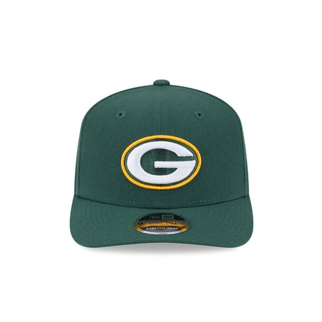 Green Bay Packers Logo Green 9SEVENTY Stretch - Snap Hat - New Era - 239519120