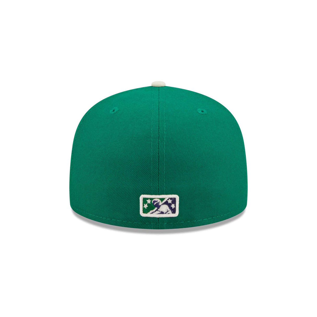 Hartford Yard Goats Green Goat Head Fitted Hat - New Era - 