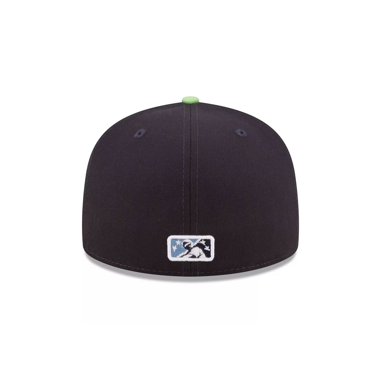 Hillsboro Hops Mascot Logo Black & Lime 59FIFTY Fitted Hat - New Era - 