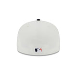 Houston Astros 2017 World Series Side Patch Cream & Navy 59FIFTY Fitted Hat - New Era - 23330440301