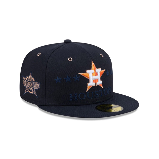 Houston Astros 2026 MLB All-Star Game Navy 59FIFTY Fitted Hat - New Era - 37100140301