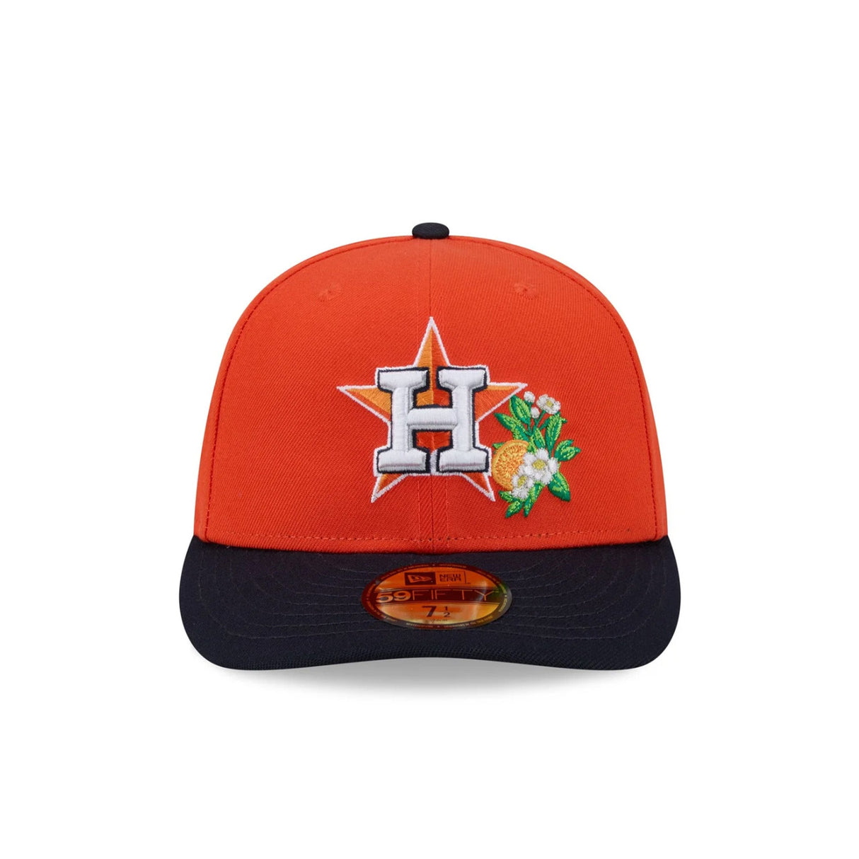 Houston Astros 2026 Spring Training Orange & Navy 59FIFTY Pre - Curved Fitted Hat - New Era - 238622340301