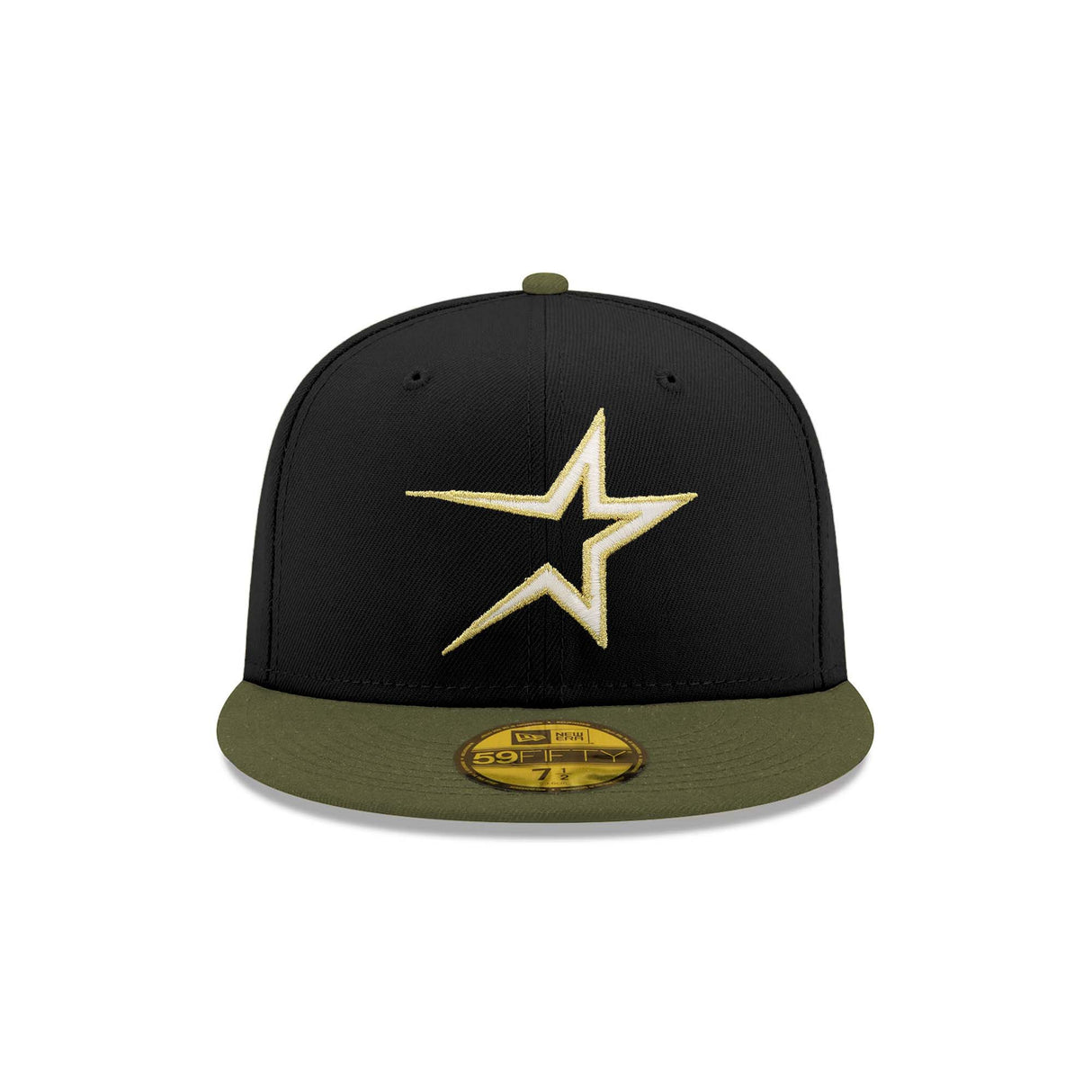 Houston Astros 35th Anniversary Patch Black & Olive "Inverse Field Issue" 59FIFTY Fitted Hat - New Era - 