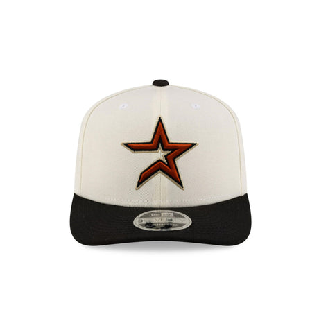 Houston Astros 45th Anniversary Patch Chrome Black 9SEVENTY Stretch-Snap Hat - New Era - 239901403