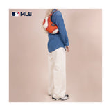 Houston Astros Baseball Stitch Orange Hobo Shoulder Bag - Montana West - 221102403