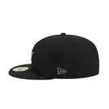 Houston Astros Basic Black & Graphite Logo 59FIFTY Fitted Hat - New Era - 23863540301