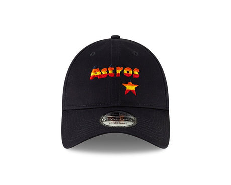 Houston Astros Black Core Classic 9TWENTY Adjustable Hat - New Era - 