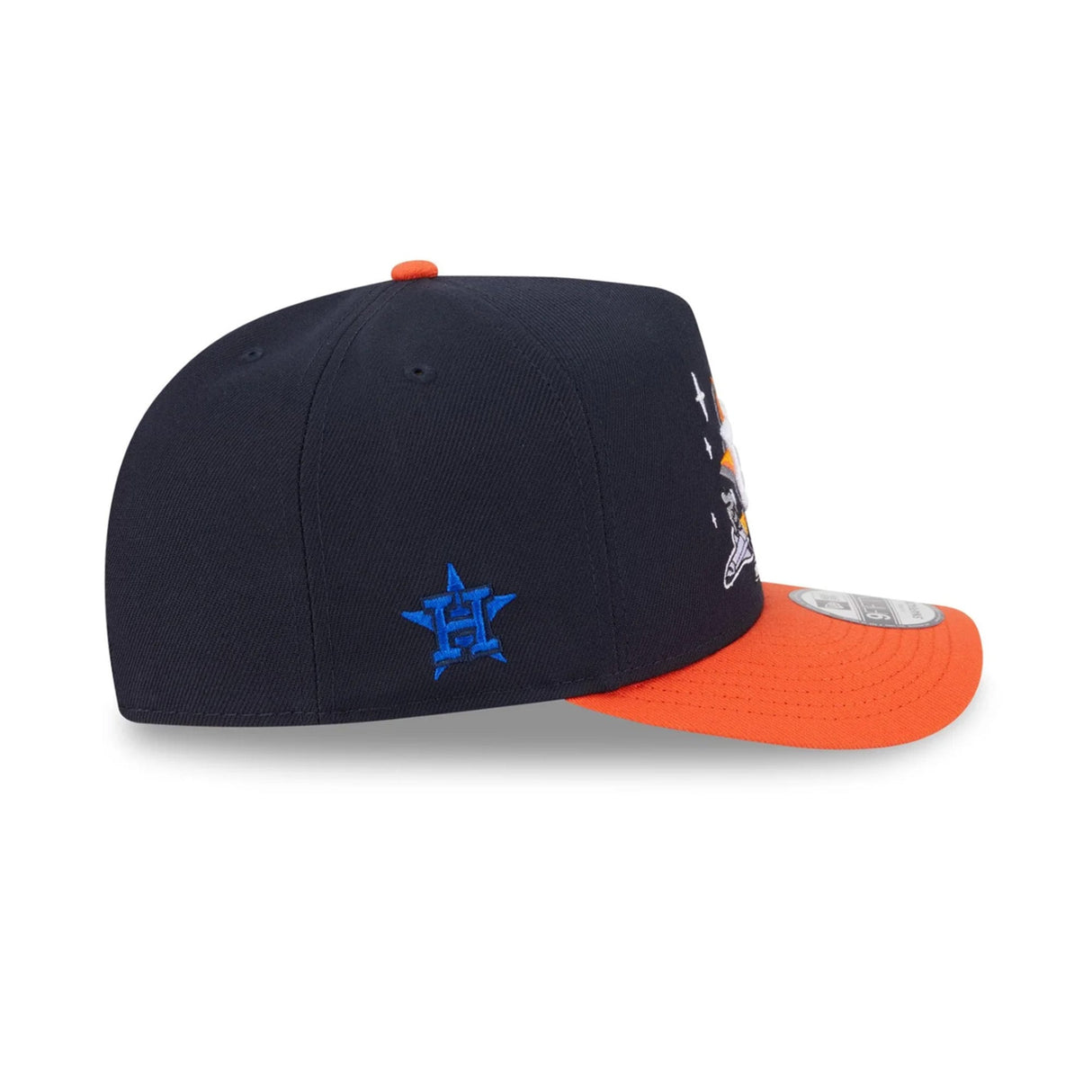 Houston Astros Cartoon Navy & Orange 9FIFTY A-Frame Snapback Hat - New Era - 230118403