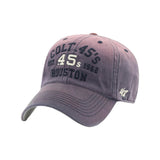 Houston Astros Colt .45's Cooperstown Dusted Navy Adjustable Hat - '47 - 1510204403
