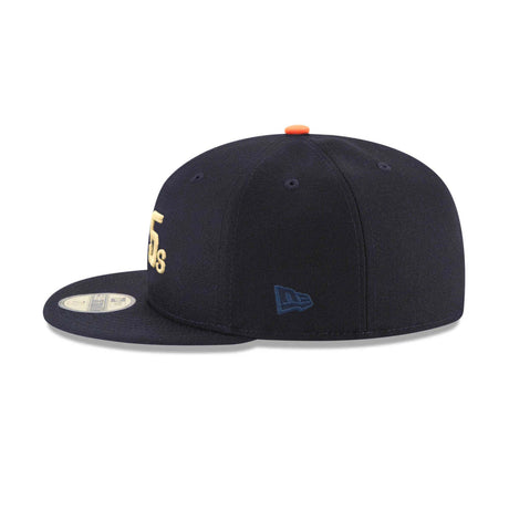 Houston Astros " Colt .45s " Navy & Gold 59FIFTY Fitted Hat - New Era - 