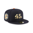 Houston Astros " Colt .45s " Navy & Gold 59FIFTY Fitted Hat - New Era - 