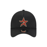 Houston Astros Cooperstown Collection Black 9FORTY A-Frame Snapback Trucker Hat - New Era - 23013240302